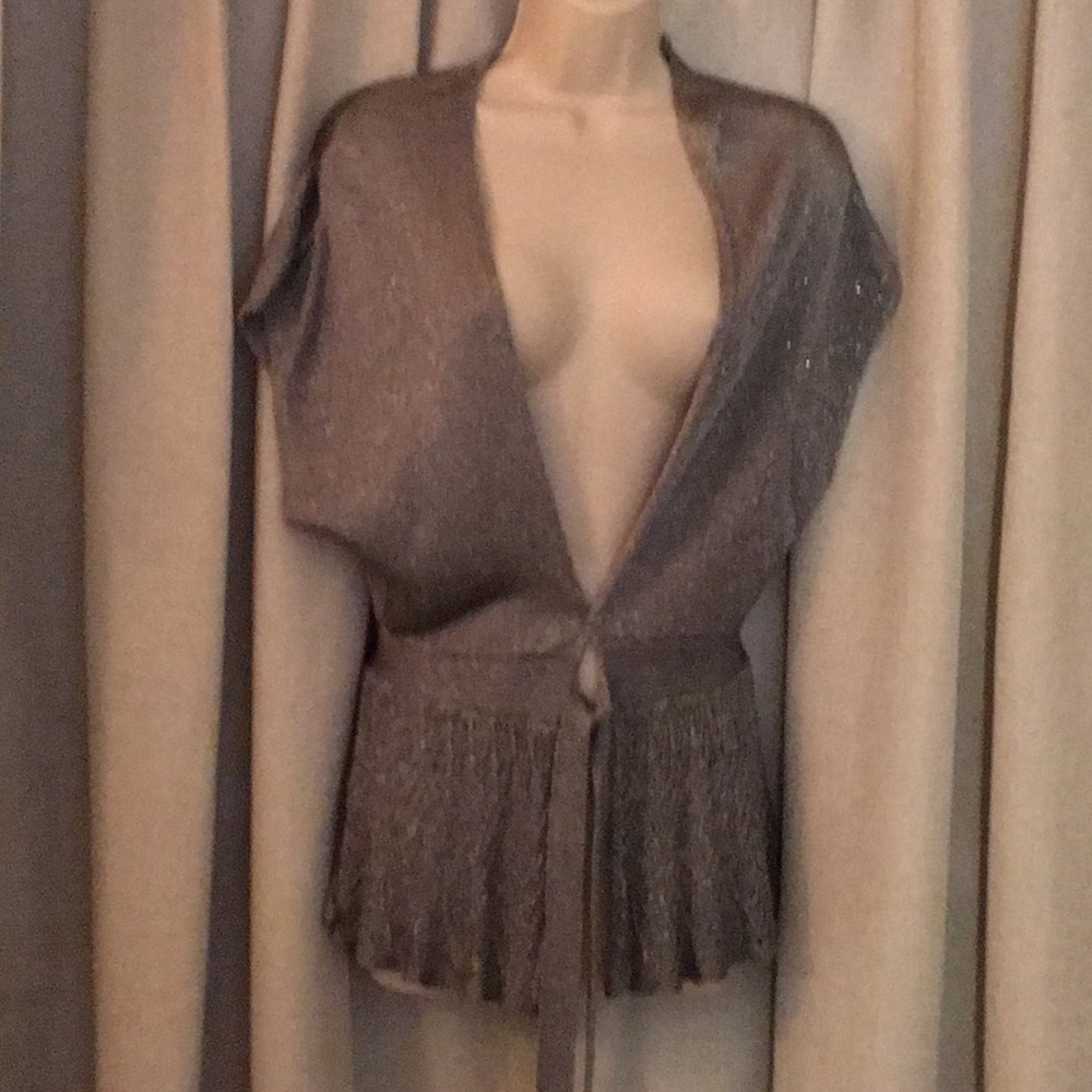 Gorgeous gray and silver cardigan
